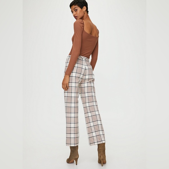 Aritzia Wilfred Genie Check Pant - Picture 2 of 7
